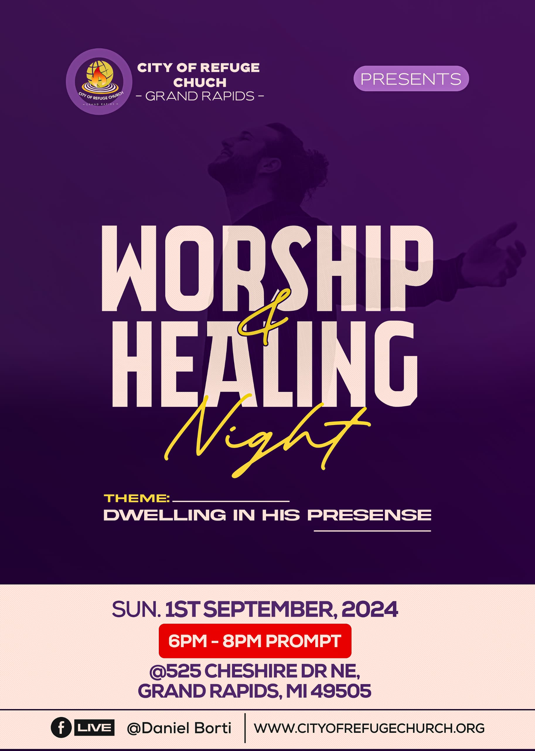 Dwelling In His Presence Flyer